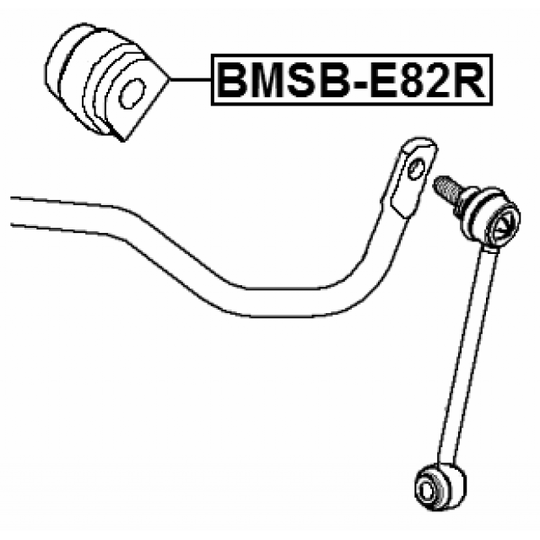 BMSB-E82R - Stabiliser Mounting 
