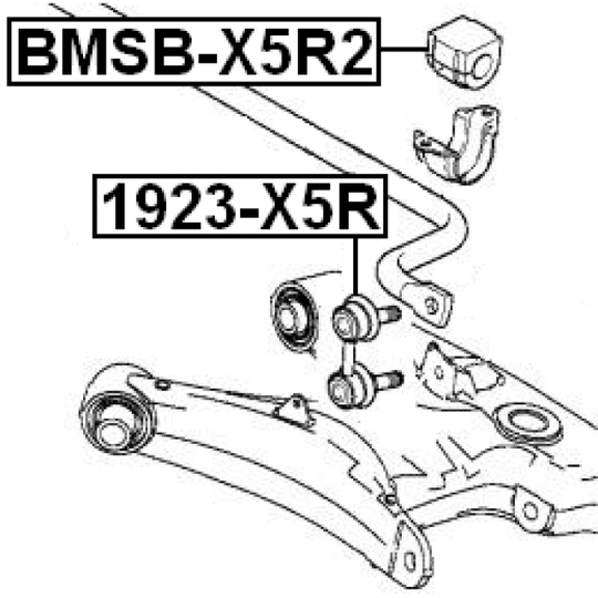 BMSB-X5R2 - Stabiliser Mounting 