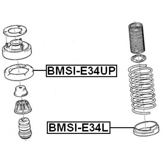 BMSI-E34UP - Spring Cap 