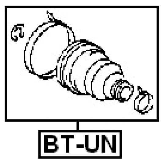 BT-UN - Bellow, drive shaft 