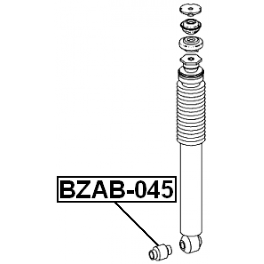 BZAB-045 - Bush, shock absorber 