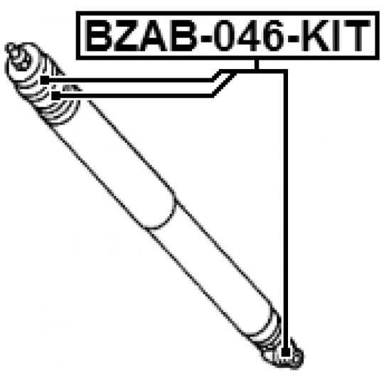 BZAB-046-KIT - Iskunvaimentimen hela 