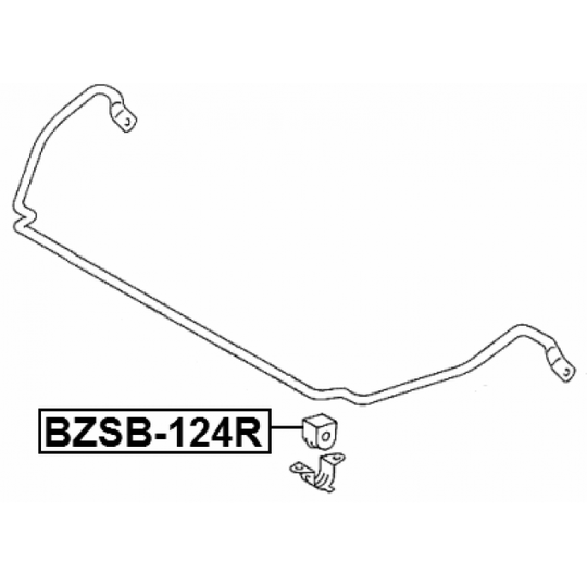 BZSB-124R - Stabiliser Mounting 