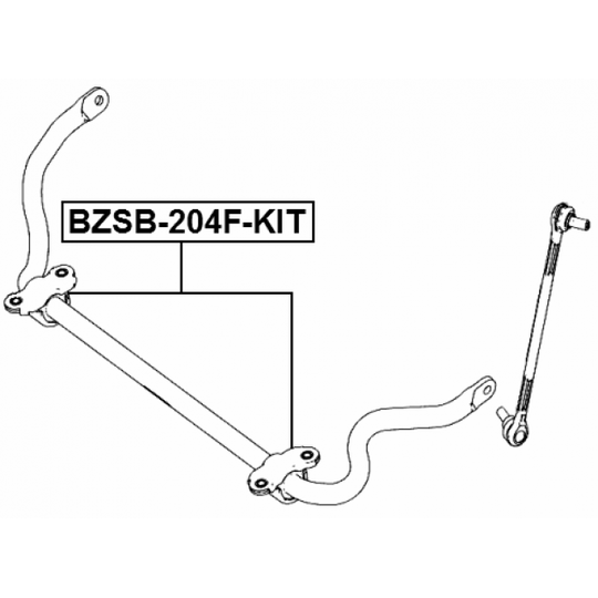 BZSB-204F-KIT - Stabiliser Mounting 