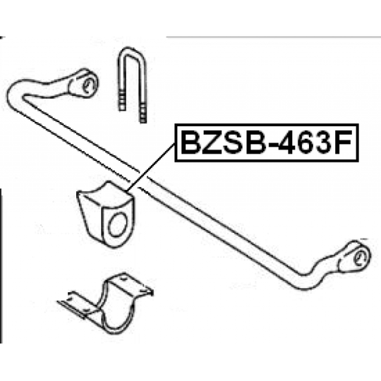 BZSB-463F - Stabiliser Mounting 