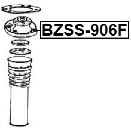 BZSS-906F - Mounting, shock absorbers 