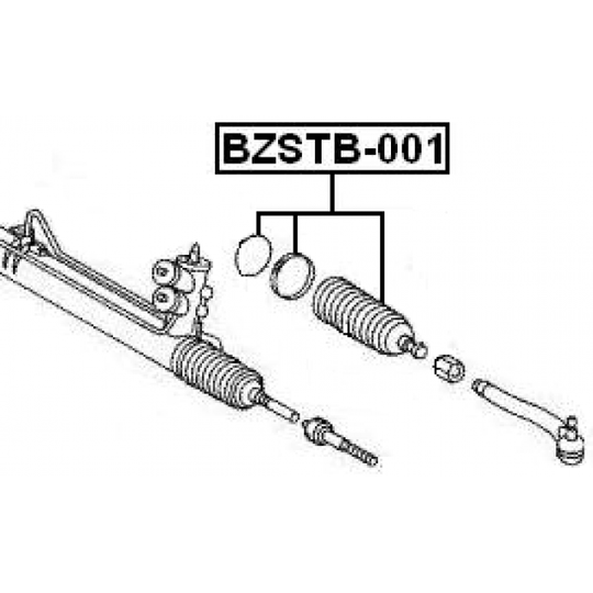 BZSTB-001 - Bellow, steering 