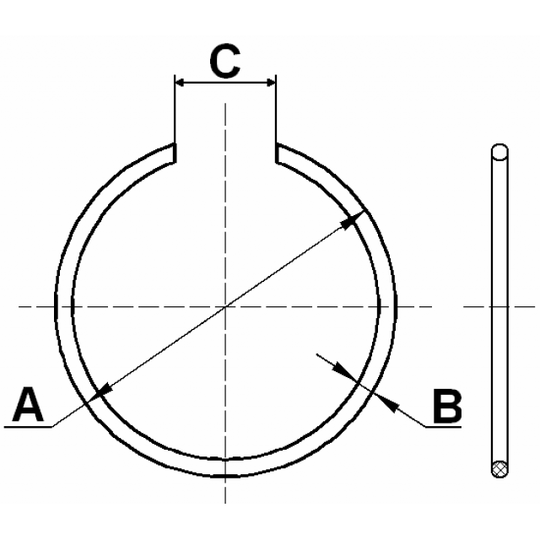 CC-1-29X2 - Montaažikomplekt, veovõlliotsa kaitsekumm 