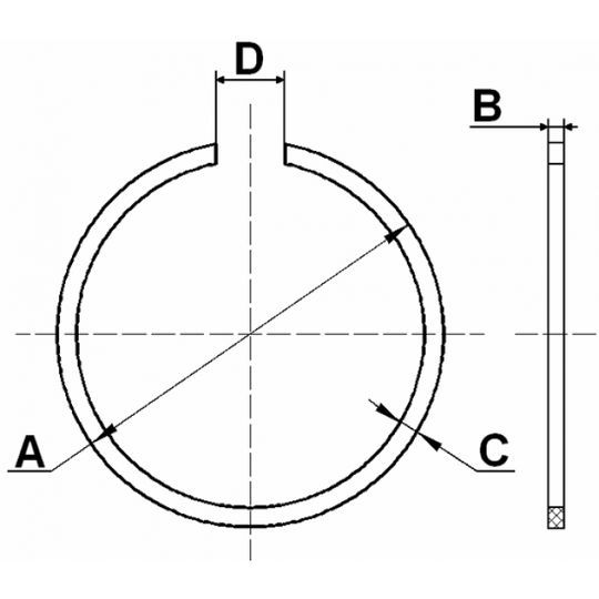 CC-2-24X2 - Mounting Set, drive shaft bellow 