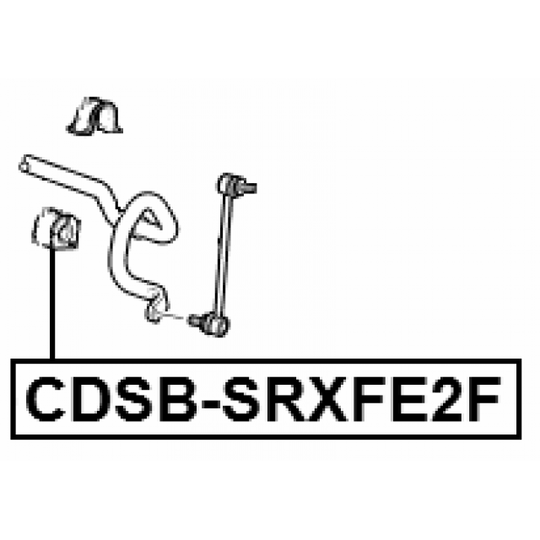 CDSB-SRXFE2F - Stabiliser Mounting 