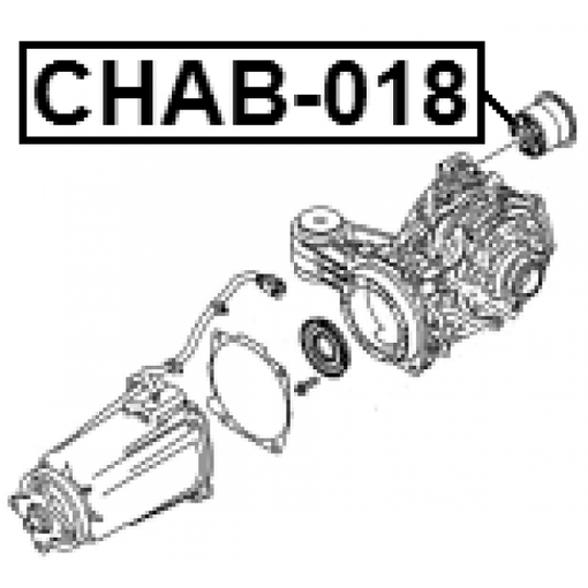 CHAB-018 - Fäste, differential 