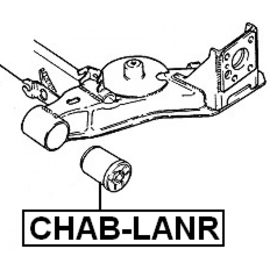 CHAB-LANR - Upphängning, axelstomme 