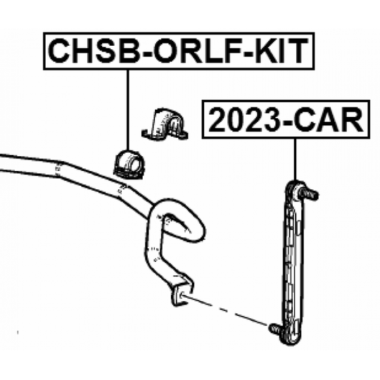 CHSB-ORLF-KIT - Stabiliser Mounting 