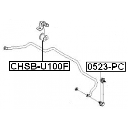 CHSB-U100F - Laagripuks, stabilisaator 