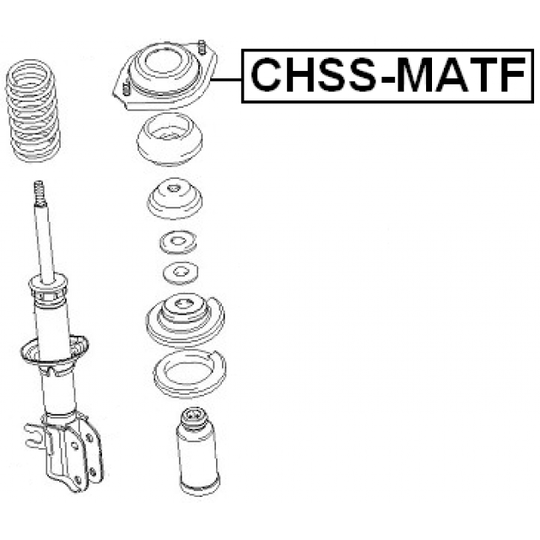 CHSS-MATF - Mounting, shock absorbers 