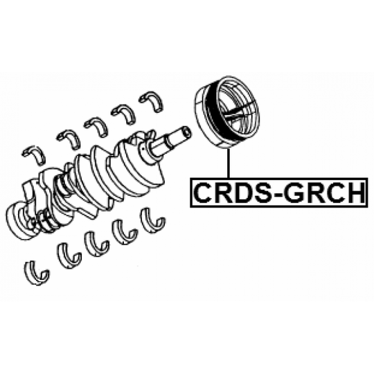 CRDS-GRCH - Belt Pulley, crankshaft 