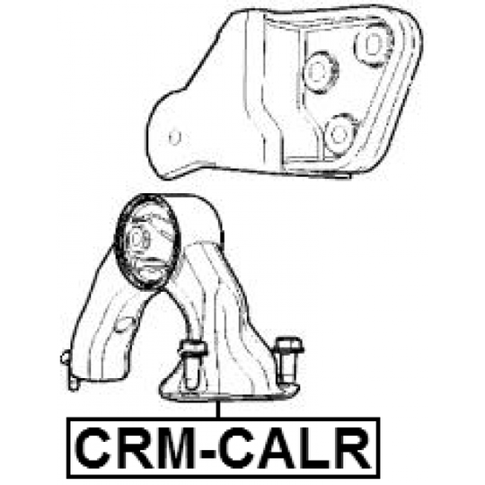 CRM-CALR - Paigutus, Mootor 