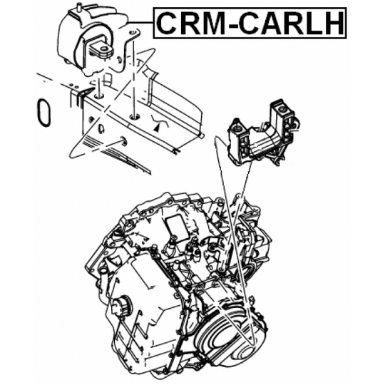 CRM-CARLH - Paigutus, Mootor 