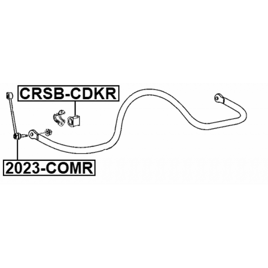 CRSB-CDKR - Stabiliser Mounting 