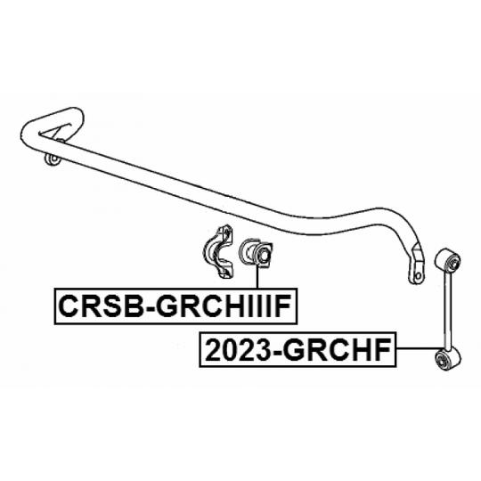 CRSB-GRCHIIIF - Stabiliser Mounting 