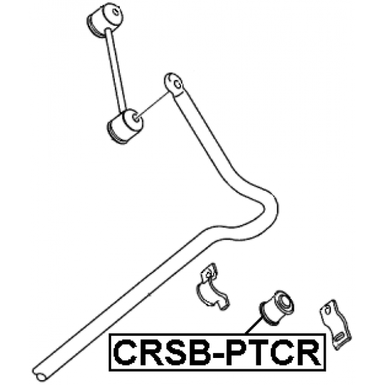 CRSB-PTCR - Bussning, krängningshämmare 