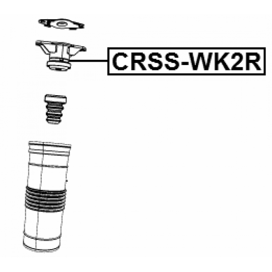 CRSS-WK2R - Mounting, shock absorbers 