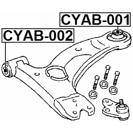 CYAB-001 - Länkarmsbussning 