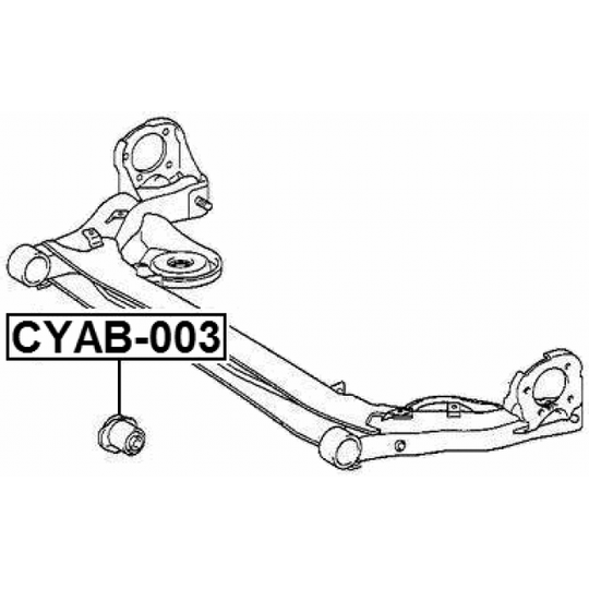 CYAB-003 - Upphängning, axelstomme 