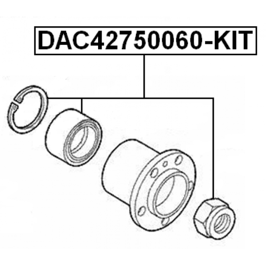 DAC42750060-KIT - Wheel Bearing Kit 