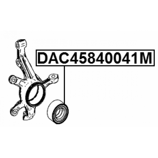 DAC45840041M - Wheel Bearing 