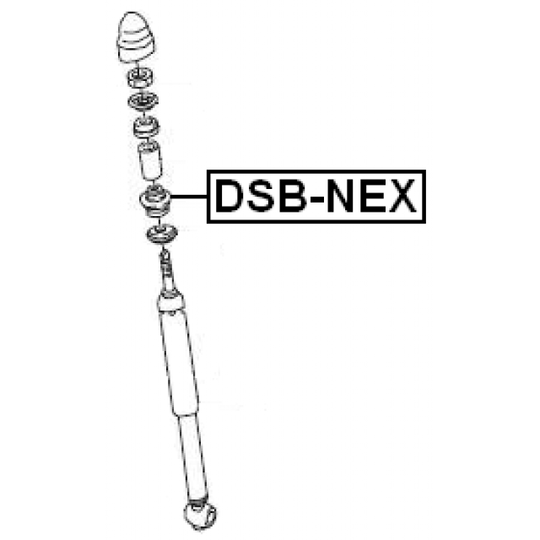 DSB-NEX - Distanshylsa, stötdämpare 