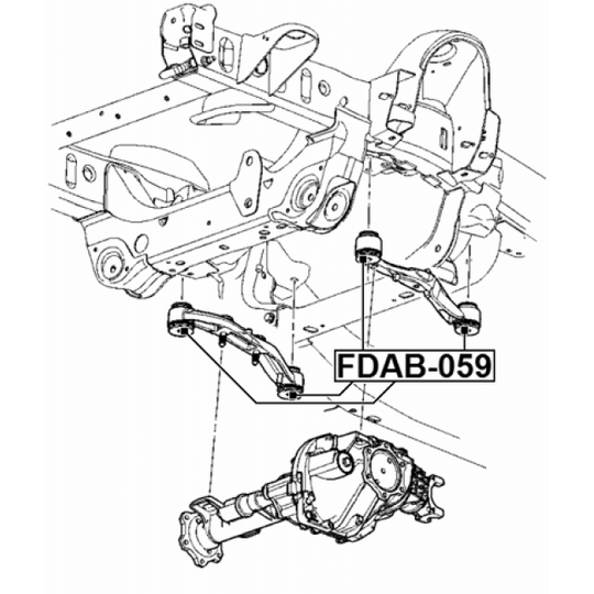 FDAB-059 - Mounting, differential 