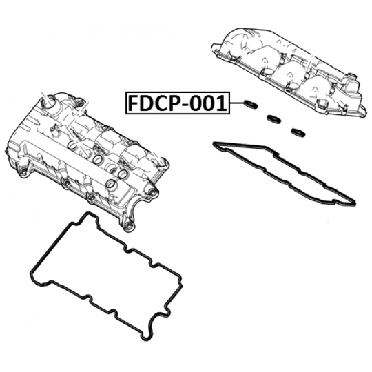 FDCP-001 - Tihendirõngas, süüteküünlaæaht 