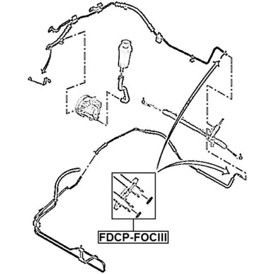 FDCP-FOCIII - Ringtätning, kylvätskerör 