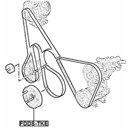 FDDS-TKE - Belt Pulley, crankshaft 