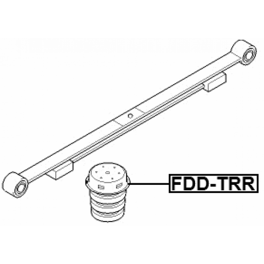 FDD-TRR - Vaimennuskumi, jousitus 