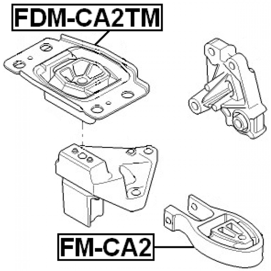 FDM-CA2TM - Engine Mounting 