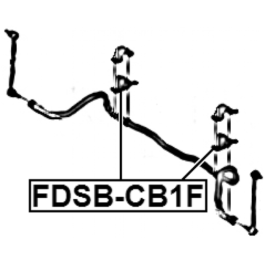 FDSB-CB1F - Kinnitus, stabilisaator 