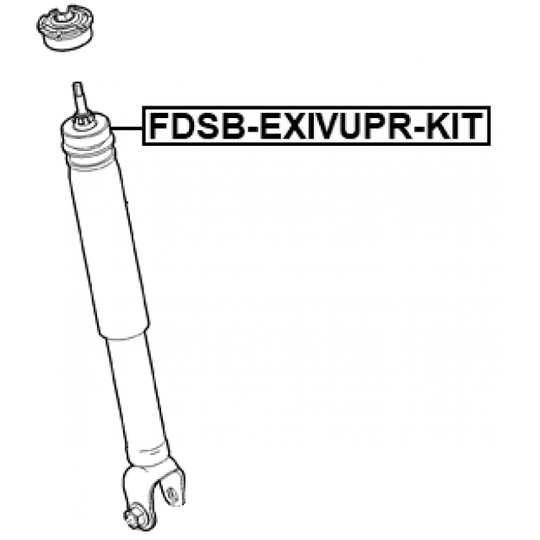 FDSB-EXIVUPR-KIT - Distanshylsa, stötdämpare 