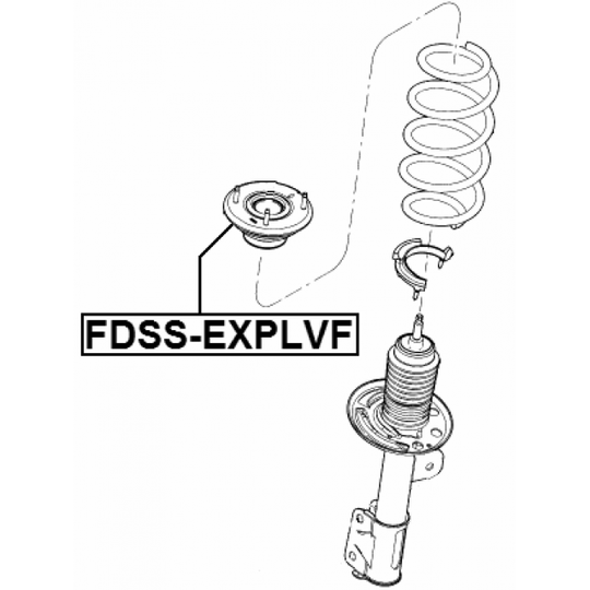 FDSS-EXPLVF - Mounting, shock absorbers 