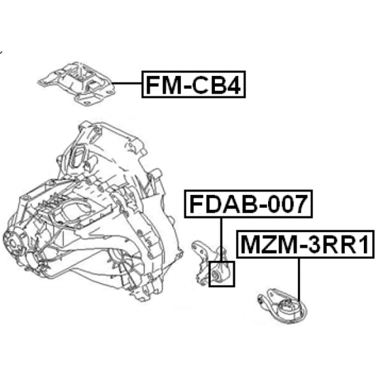 FM-CB4 - Engine Mounting 