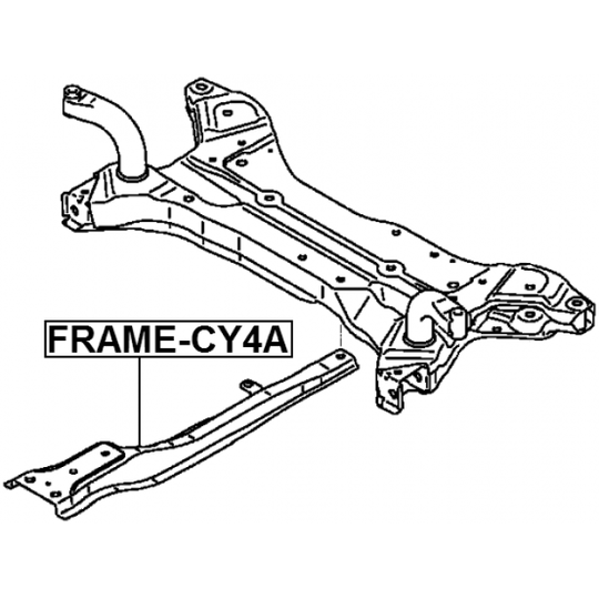 FRAME-CY4A - Axle Beam 