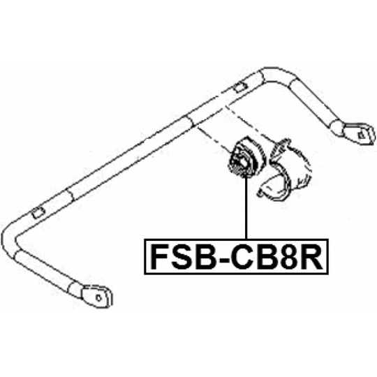 FSB-CB8R - Bussning, krängningshämmare 