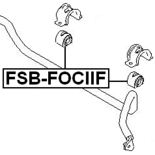 FSB-FOCIIF - Bussning, krängningshämare 