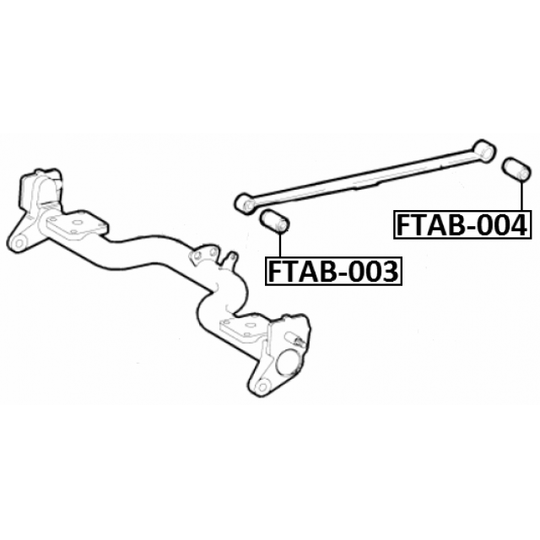 FTAB-003 - Bush, leaf spring 