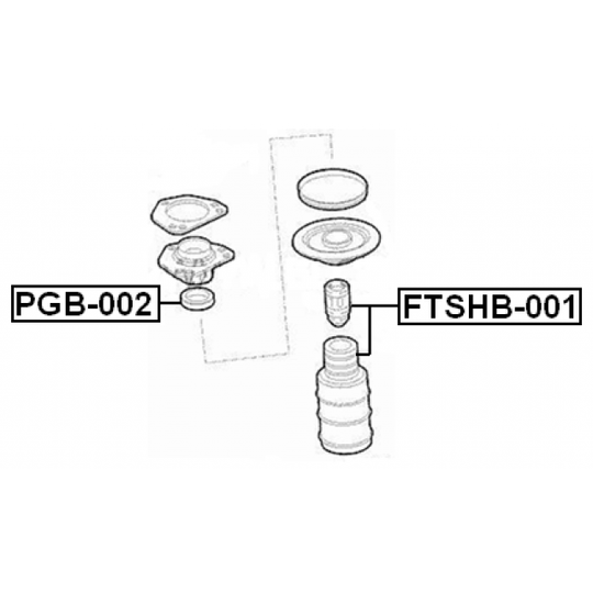 FTSHB-001 - Protective Cap/Bellow, shock absorber 