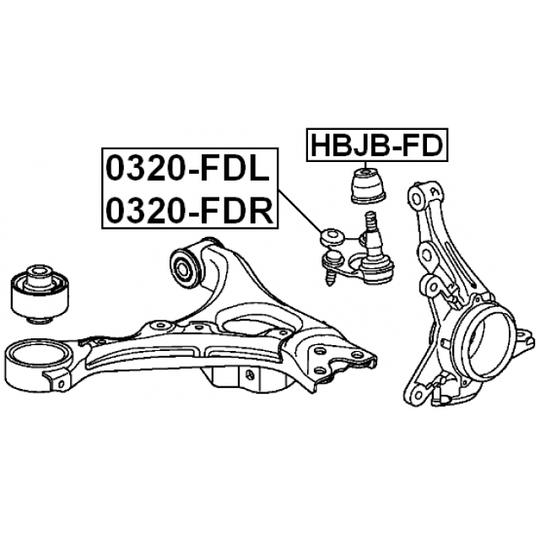 HBJB-FD - Repair Kit, ball joint 