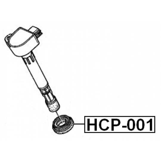 HCP-001 - Tätning, tändstiftssäte 