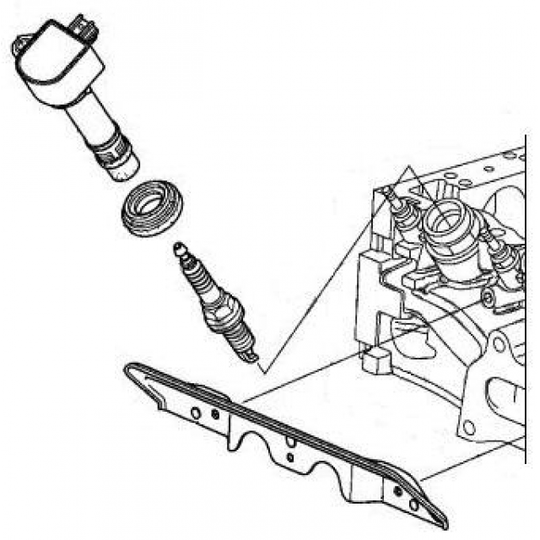 HCP-002 - Seal Ring, spark plug shaft 