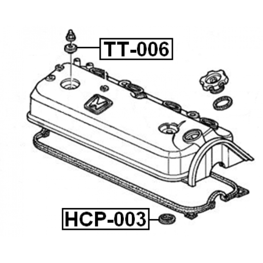 HCP-003 - Tiivisterengas, tulppaistukka 